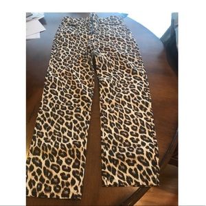 BRAND NEW cheetah print jeans